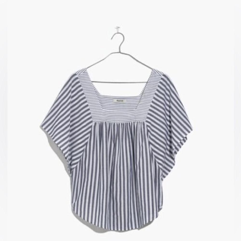 Madewell Striped Butterfly Blouse